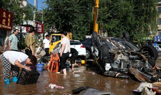 Rainstorm in Beijing leaves 44 dead, 9 missing by Thursday noon